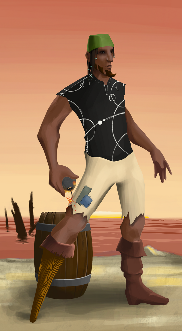 AlgoSeas Pirate #8655 NFT on Algorand