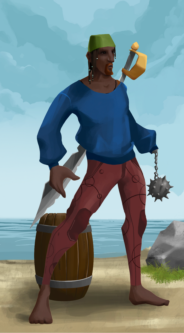 AlgoSeas Pirate #8662 NFT on Algorand