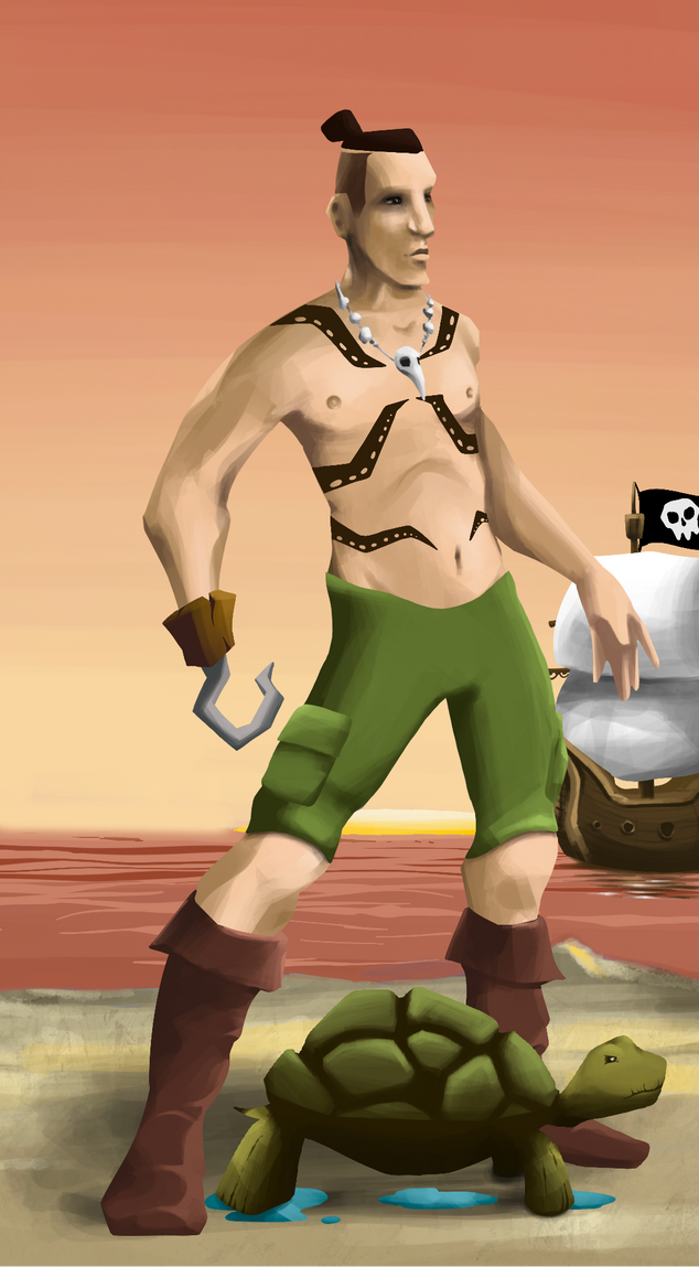 AlgoSeas Pirate #8663 NFT on Algorand