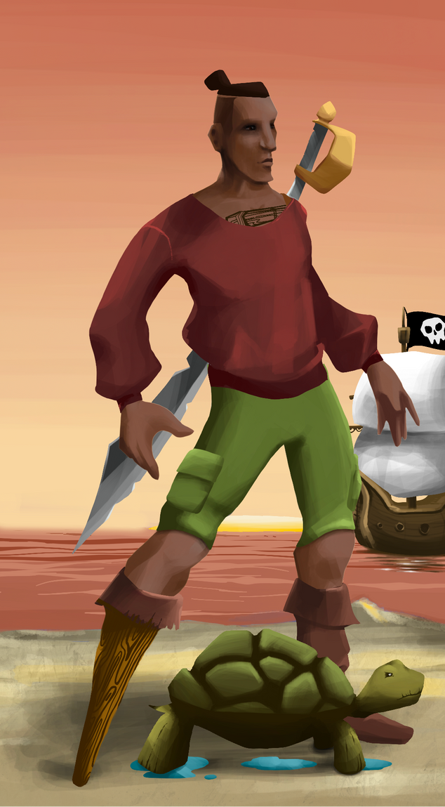 AlgoSeas Pirate #8674 NFT on Algorand