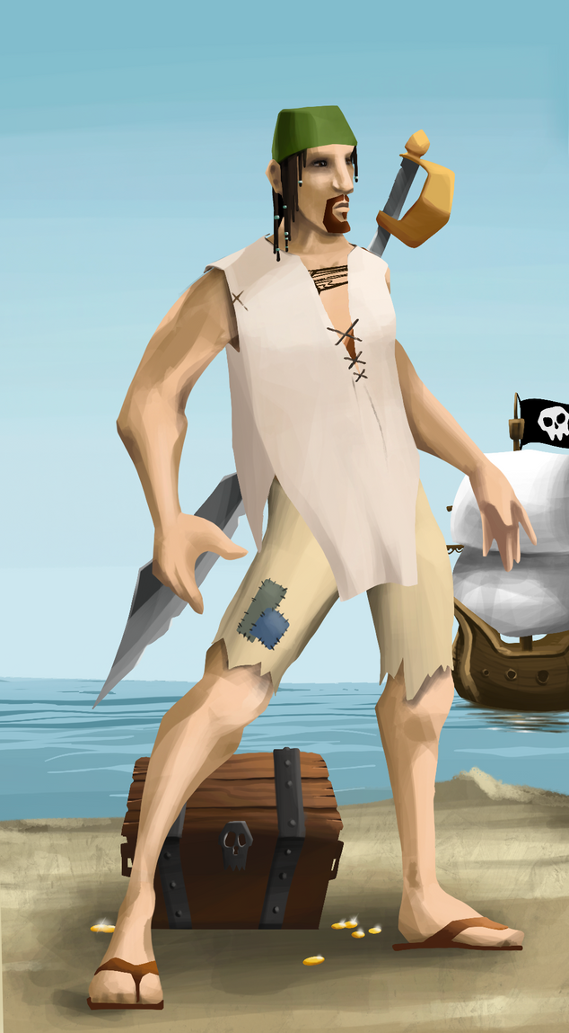 AlgoSeas Pirate #8694 NFT on Algorand