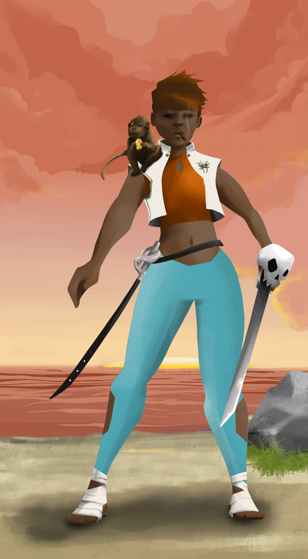 AlgoSeas Pirate #8699 NFT on Algorand