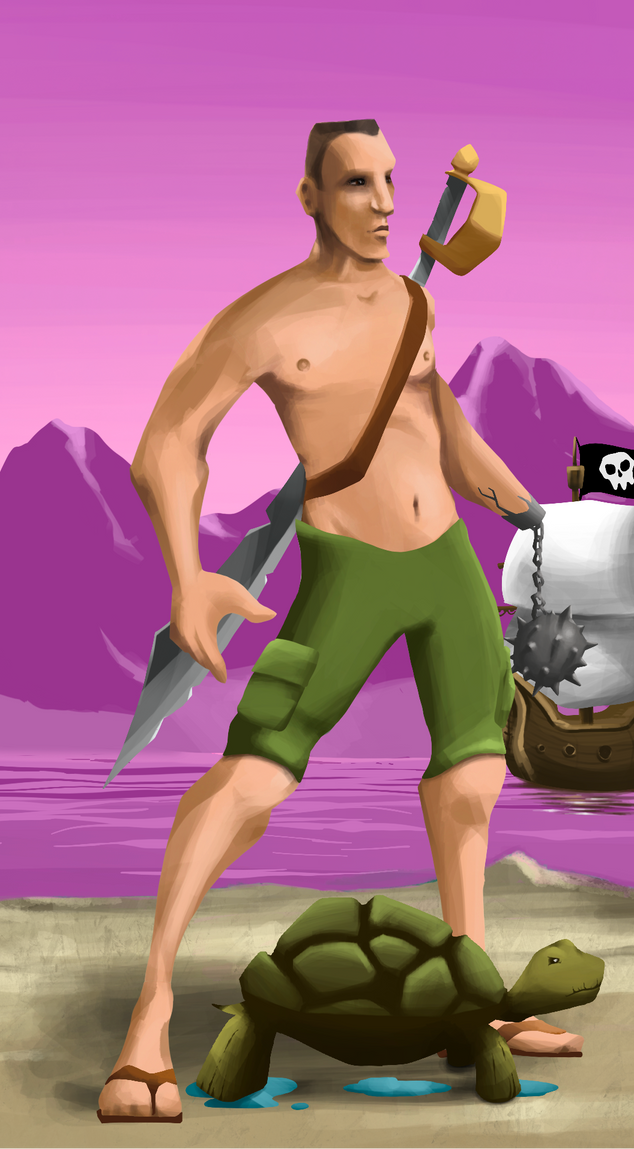 AlgoSeas Pirate #8749 NFT on Algorand