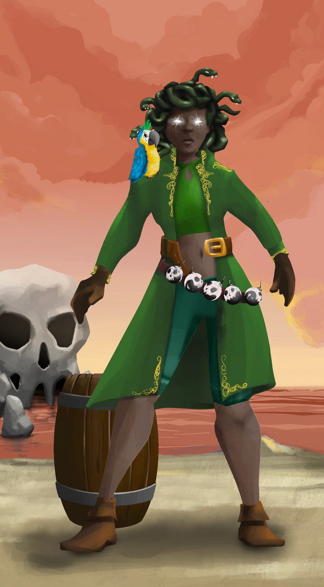 AlgoSeas Pirate #8799 NFT on Algorand