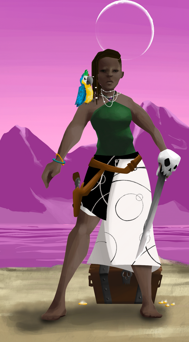 AlgoSeas Pirate #8864 NFT on Algorand