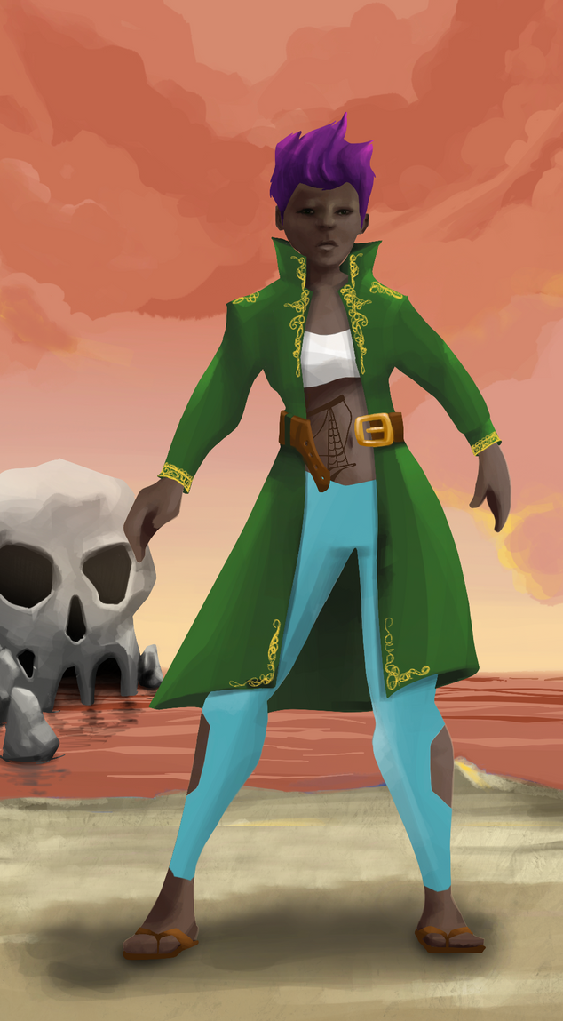 AlgoSeas Pirate #8870 NFT on Algorand