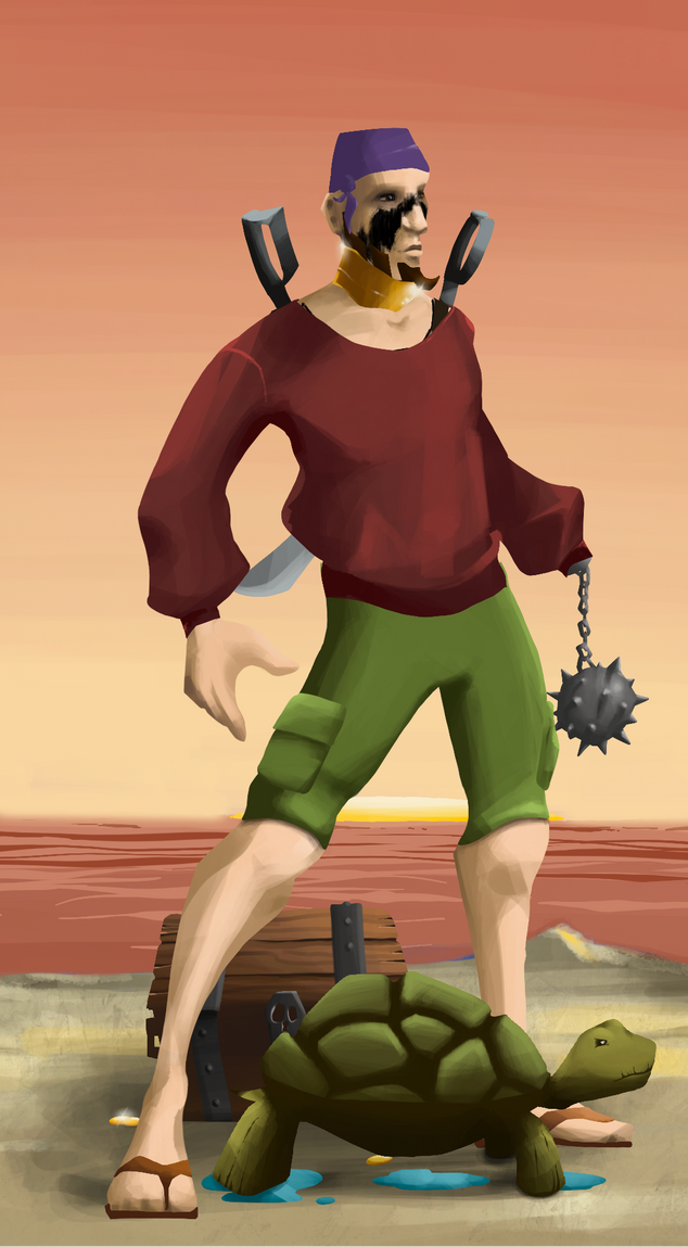 AlgoSeas Pirate #8878 NFT on Algorand