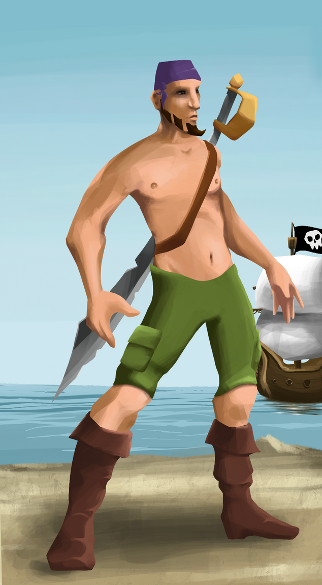 AlgoSeas Pirate #8895 NFT on Algorand