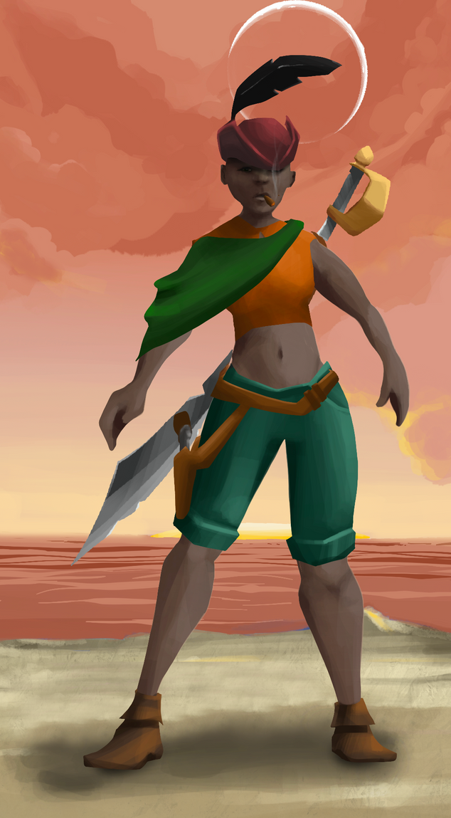 AlgoSeas Pirate #8930 NFT on Algorand