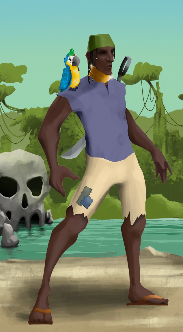 AlgoSeas Pirate #8962 NFT on Algorand