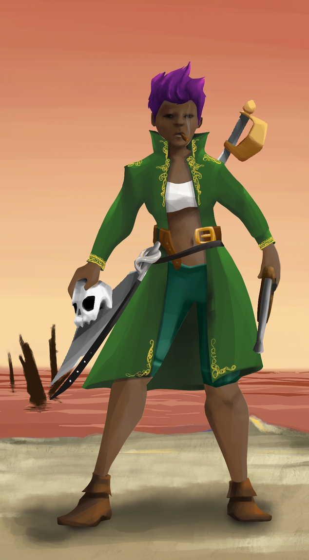 AlgoSeas Pirate #8999 NFT on Algorand