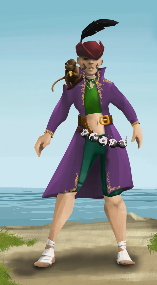 AlgoSeas Pirate #9050 NFT on Algorand