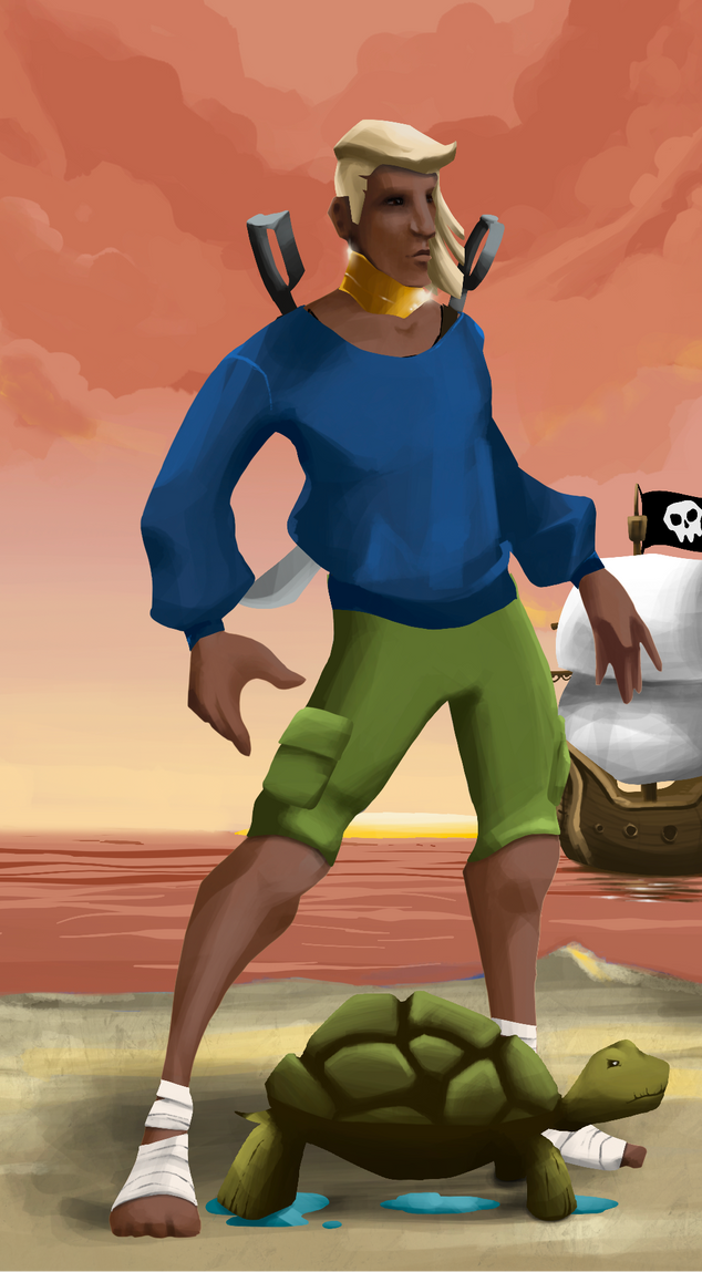 AlgoSeas Pirate #9096 NFT on Algorand