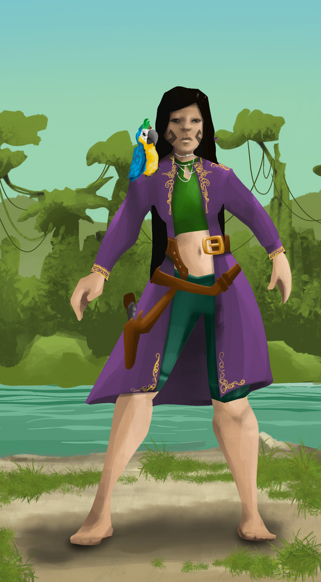 AlgoSeas Pirate #9128 NFT on Algorand