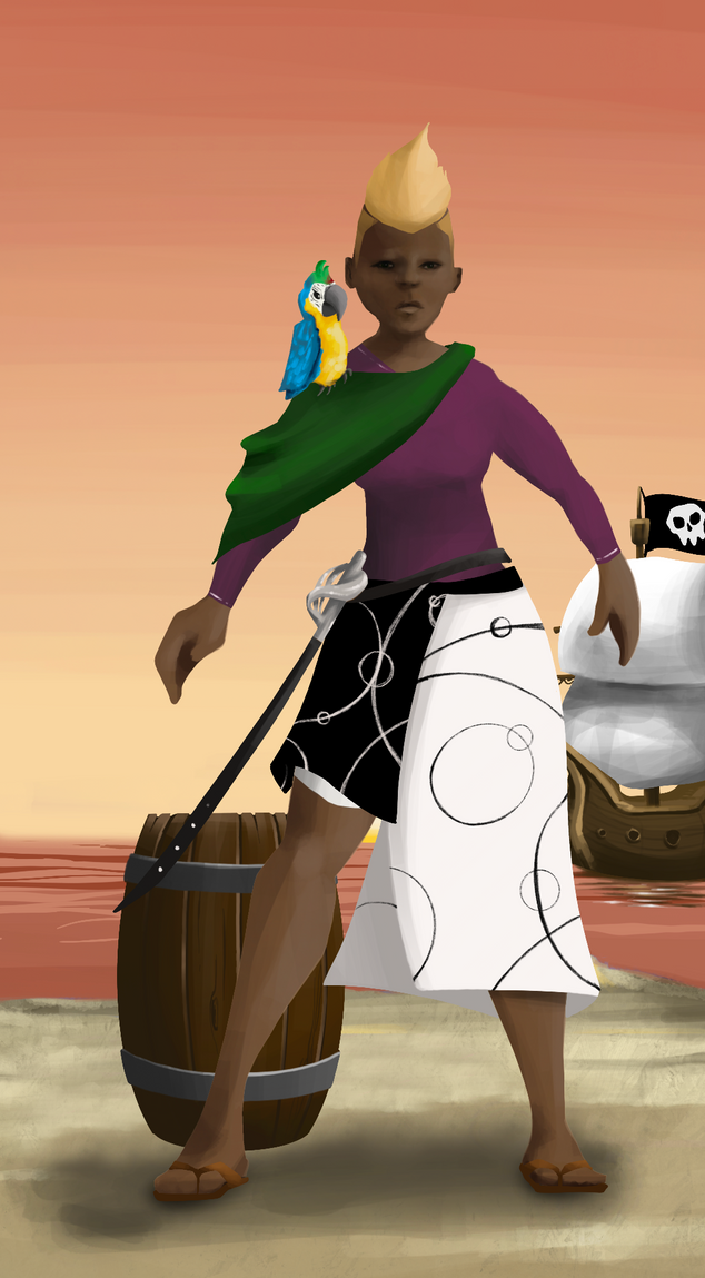 AlgoSeas Pirate #9131 NFT on Algorand