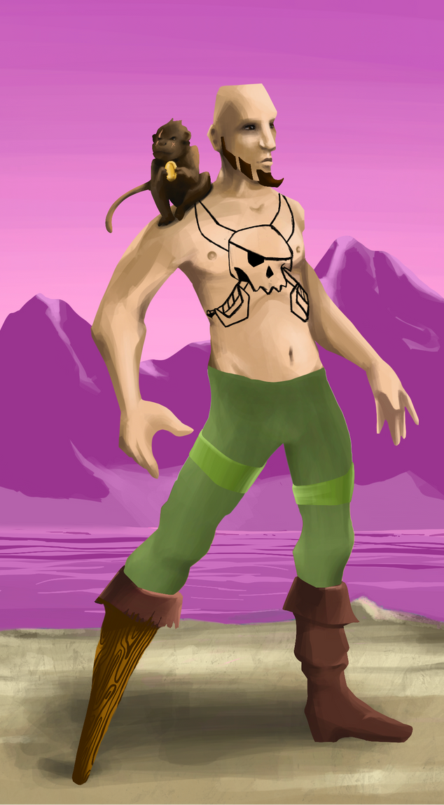 AlgoSeas Pirate #9138 NFT on Algorand