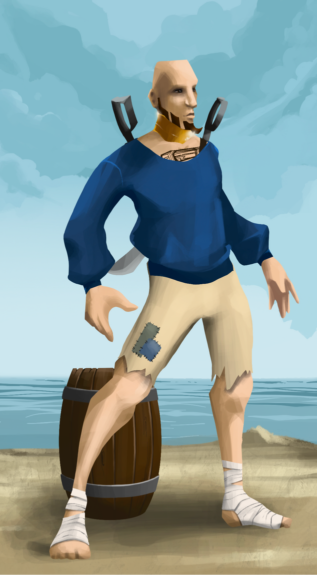 AlgoSeas Pirate #9140 NFT on Algorand