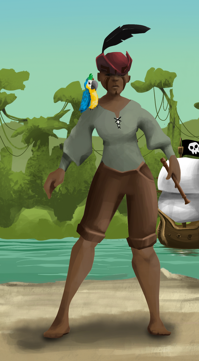 AlgoSeas Pirate #9159 NFT on Algorand