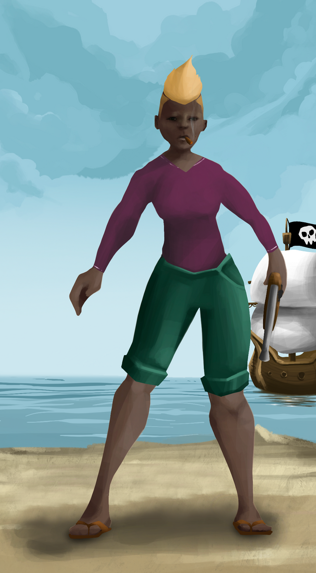 AlgoSeas Pirate #9183 NFT on Algorand