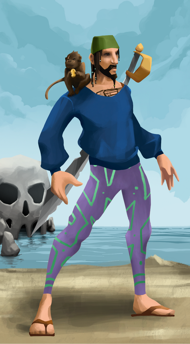 AlgoSeas Pirate #9238 NFT on Algorand