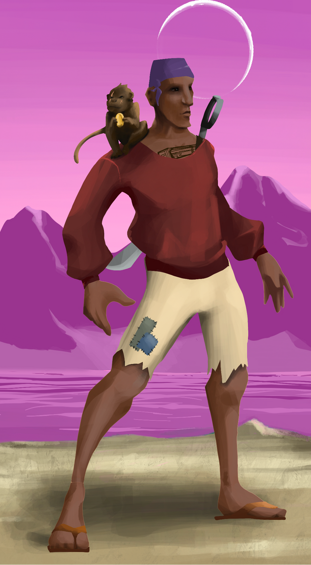 AlgoSeas Pirate #9250 NFT on Algorand