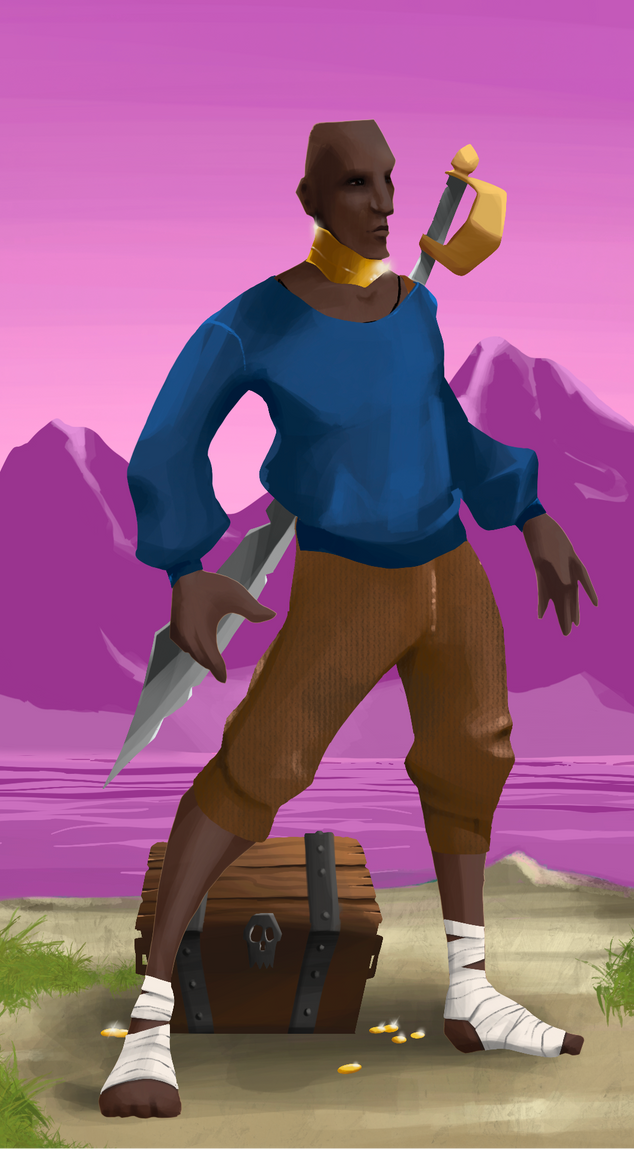 AlgoSeas Pirate #9252 NFT on Algorand