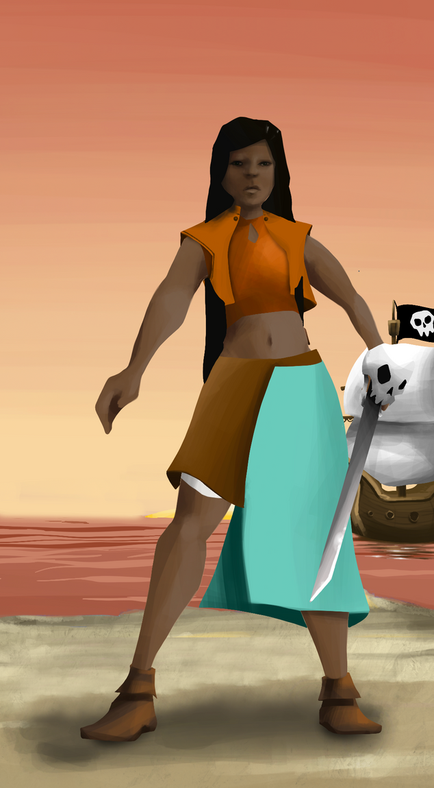 AlgoSeas Pirate #9257 NFT on Algorand