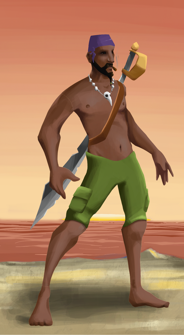 AlgoSeas Pirate #9258 NFT on Algorand