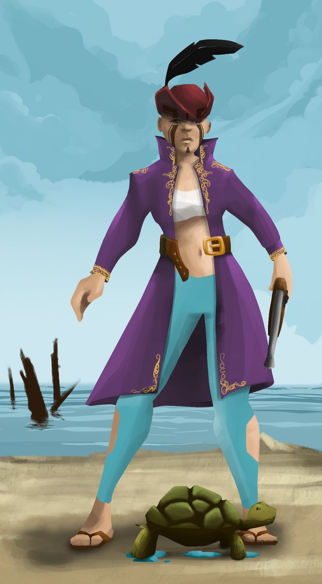 AlgoSeas Pirate #9280 NFT on Algorand
