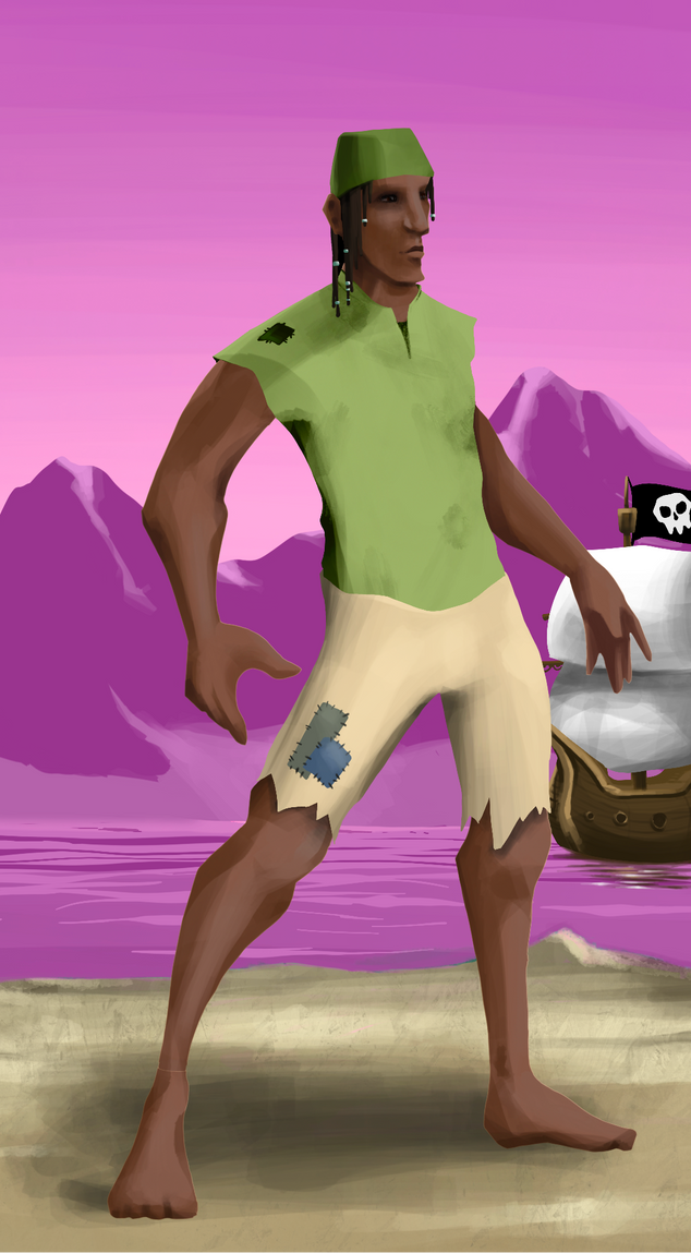 AlgoSeas Pirate #9285 NFT on Algorand