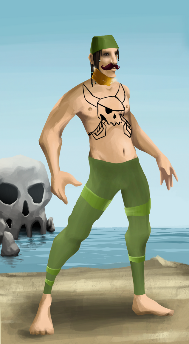 AlgoSeas Pirate #9297 NFT on Algorand