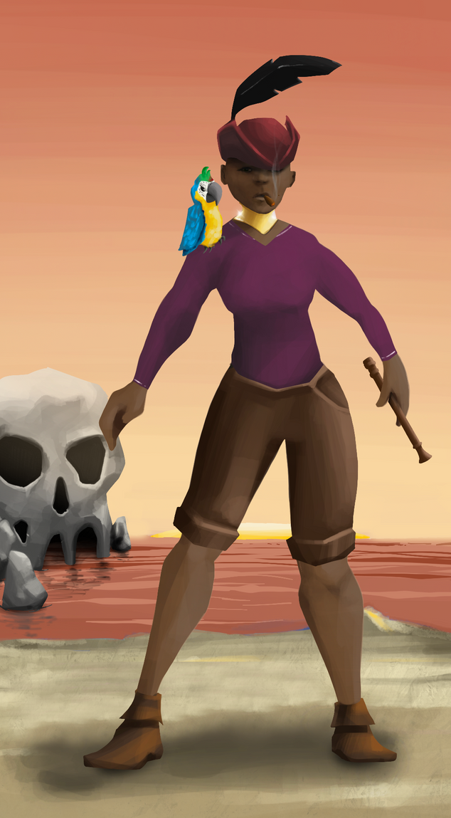 AlgoSeas Pirate #9301 NFT on Algorand