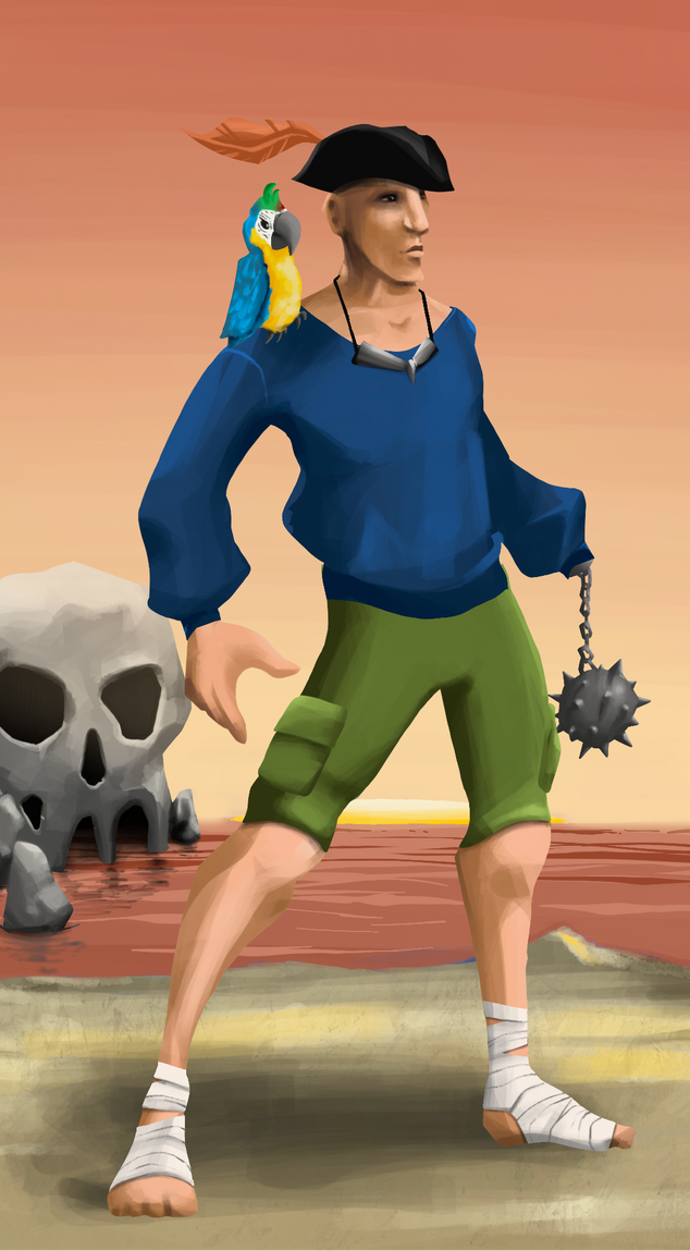 AlgoSeas Pirate #9312 NFT on Algorand