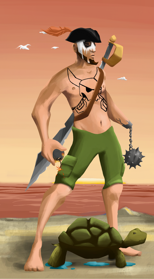 AlgoSeas Pirate #9324 NFT on Algorand