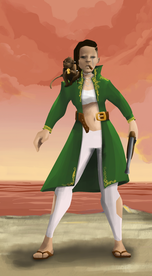 AlgoSeas Pirate #9328 NFT on Algorand