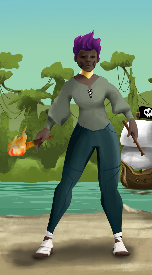 AlgoSeas Pirate #9348 NFT on Algorand