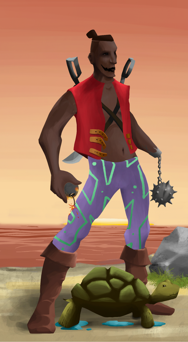 AlgoSeas Pirate #9352 NFT on Algorand