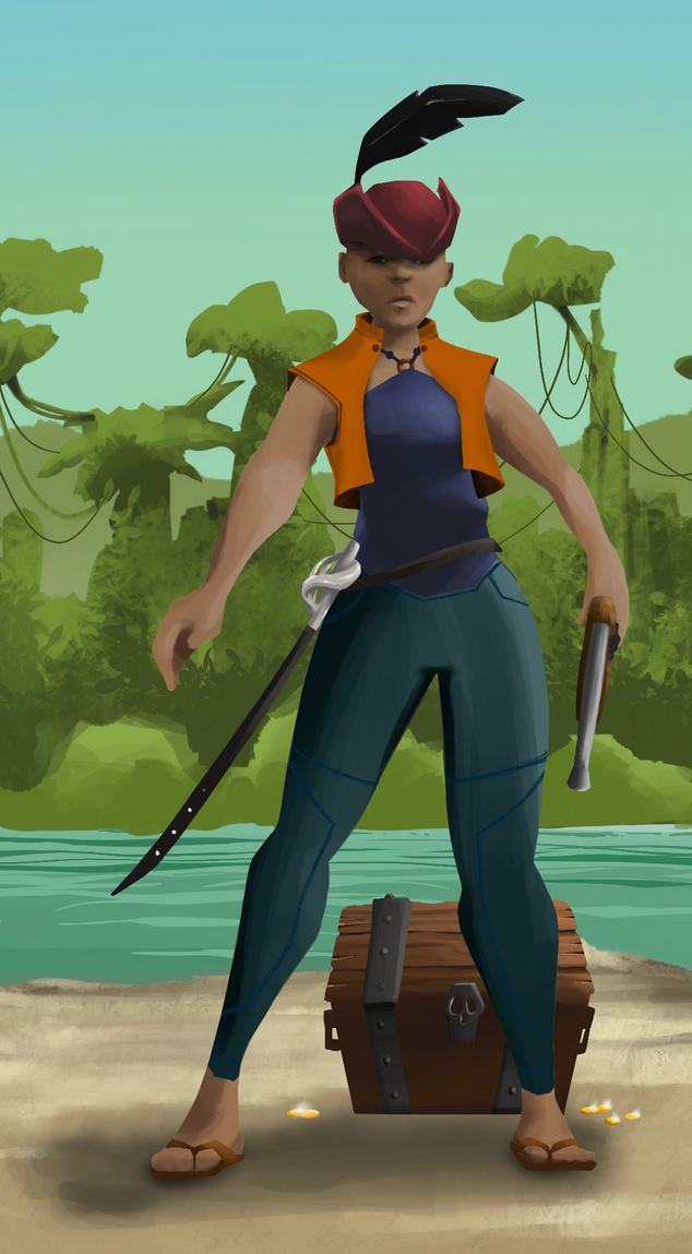 AlgoSeas Pirate #9355 NFT on Algorand