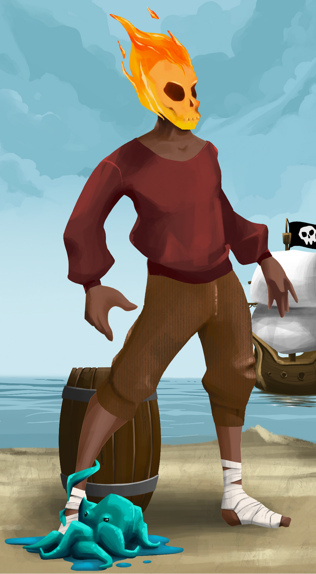 AlgoSeas Pirate #9361 NFT on Algorand