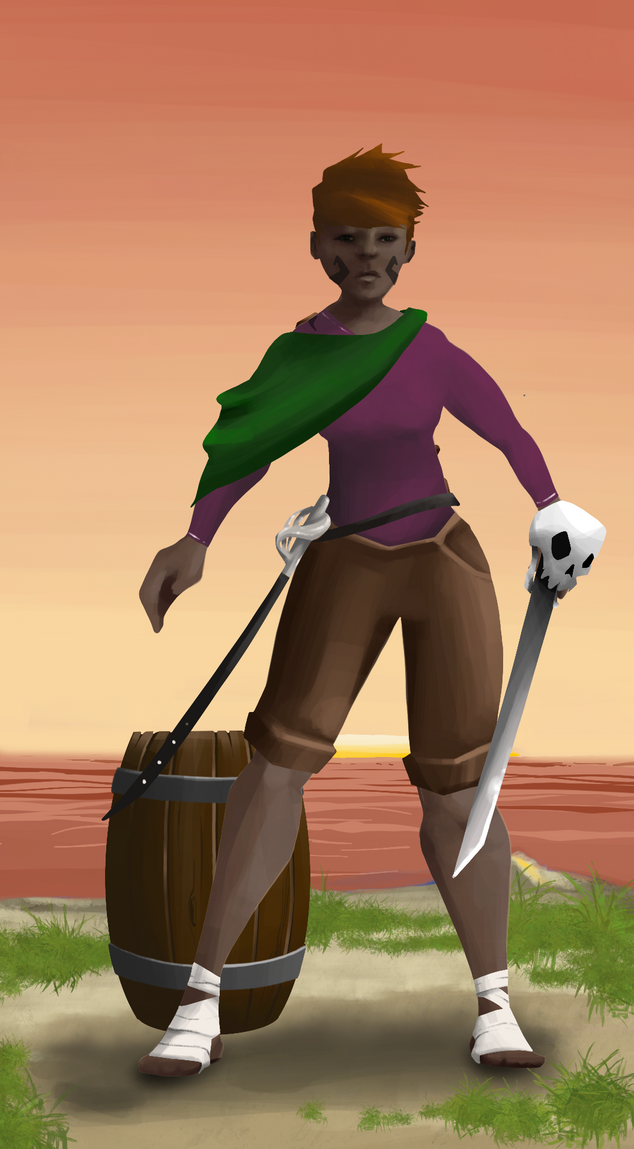 AlgoSeas Pirate #9374 NFT on Algorand