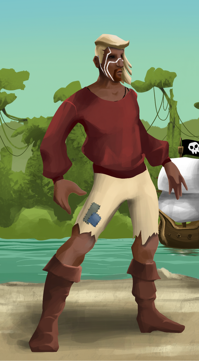 AlgoSeas Pirate #9375 NFT on Algorand