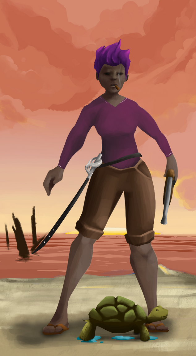 AlgoSeas Pirate #9393 NFT on Algorand