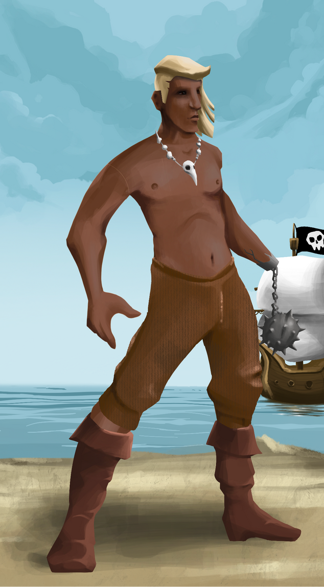 AlgoSeas Pirate #9396 NFT on Algorand