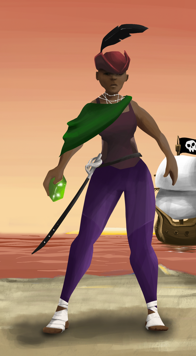 AlgoSeas Pirate #9406 NFT on Algorand