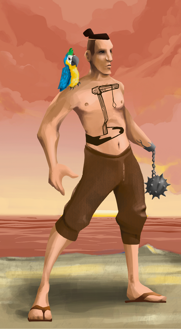 AlgoSeas Pirate #9424 NFT on Algorand