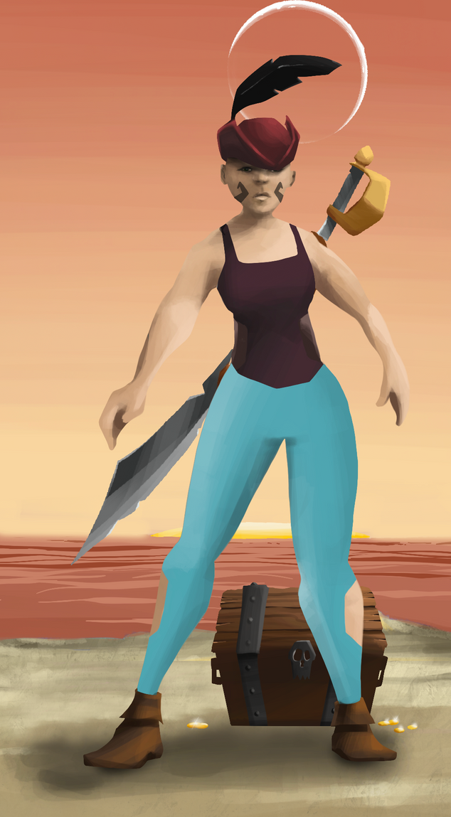 AlgoSeas Pirate #9433 NFT on Algorand