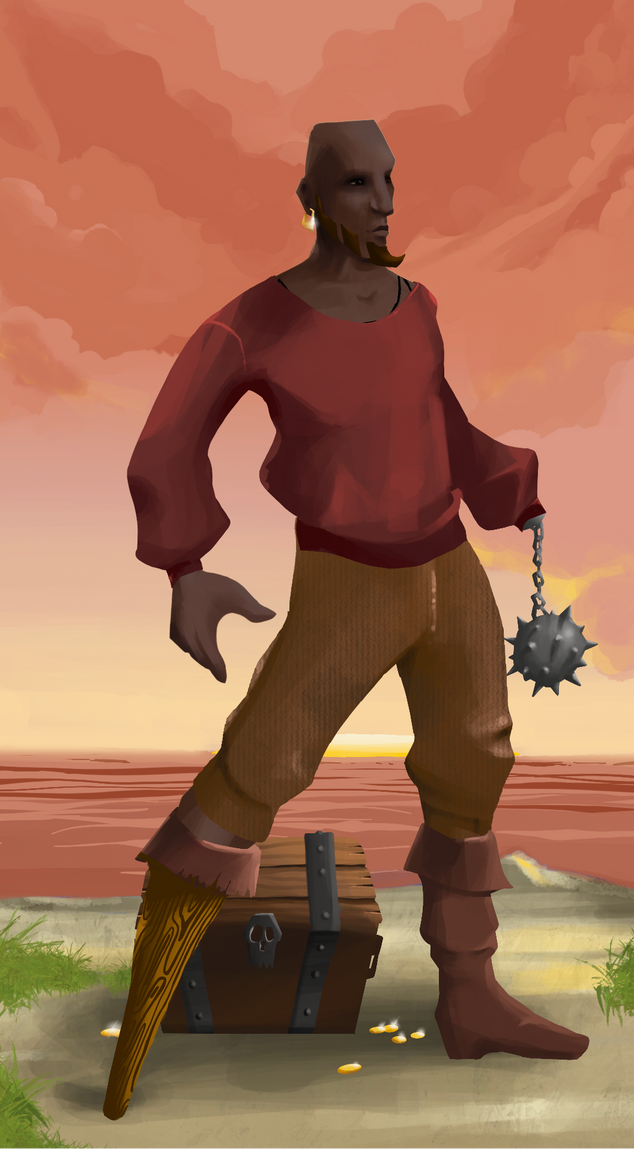 AlgoSeas Pirate #9455 NFT on Algorand