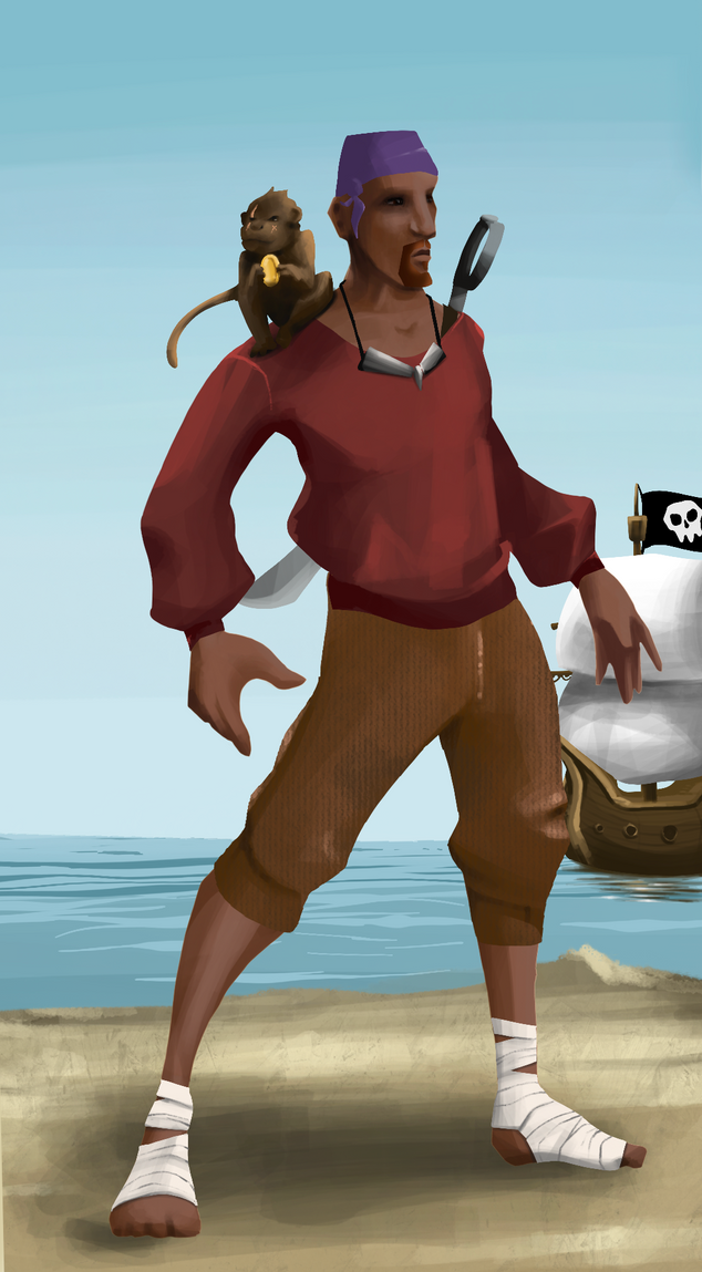 AlgoSeas Pirate #9463 NFT on Algorand