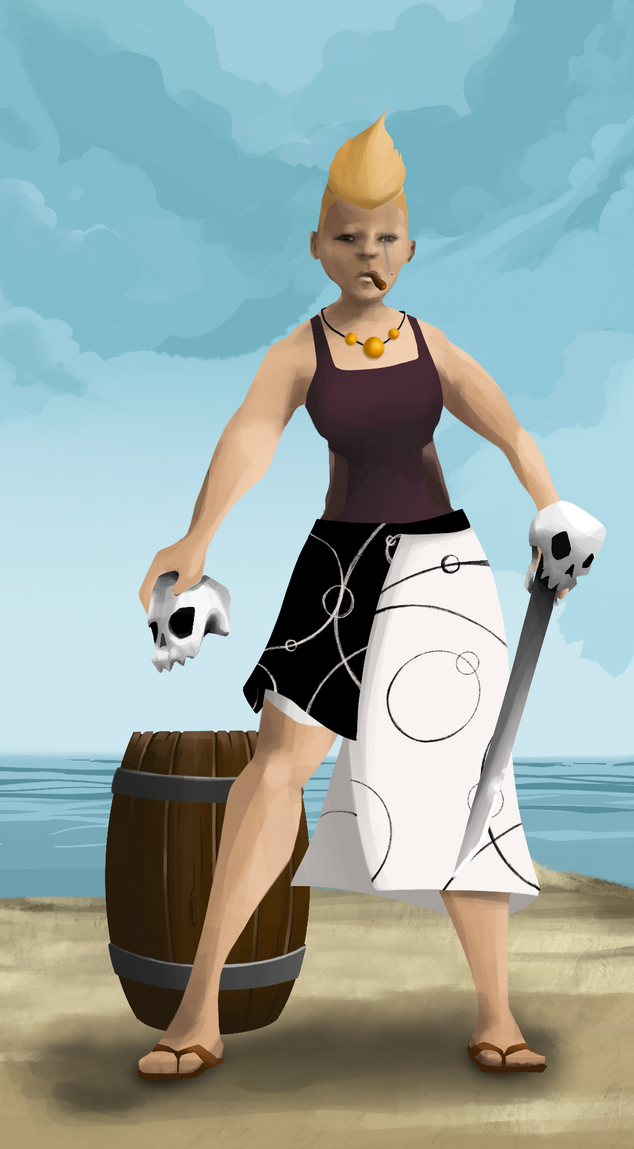 AlgoSeas Pirate #9483 NFT on Algorand