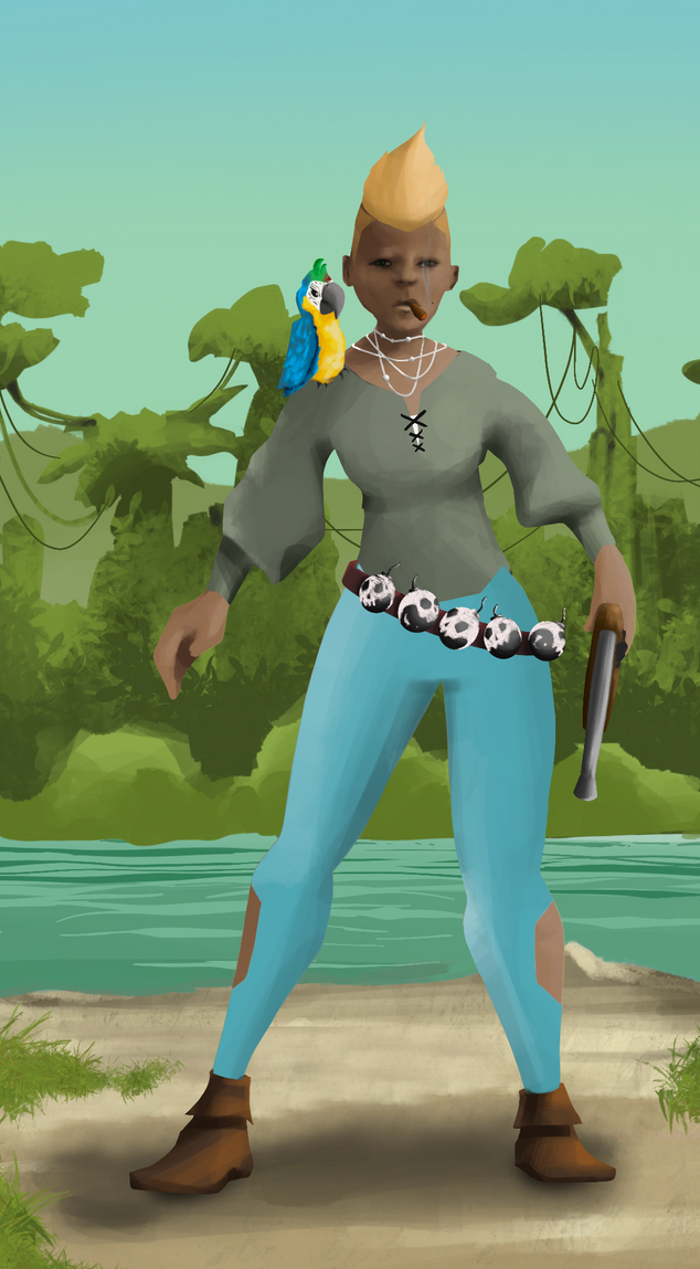 AlgoSeas Pirate #9540 NFT on Algorand